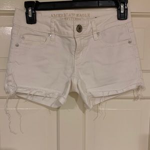 White jean shorts!